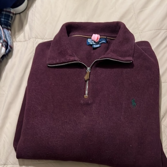 Polo Men’s Quarter Zip Sweater - Picture 7 of 8